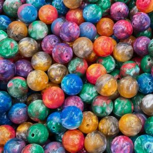 16mm acrylic beads
